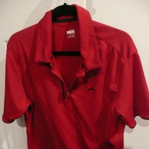 vintage men's nike tennis, activewer shirt red size XL